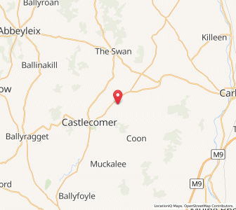 Map of Gorteen, LeinsterLeinster