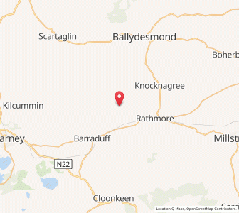 Map of Gortnaprocess, MunsterMunster