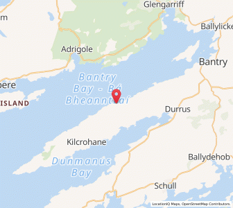 Map of Gouladane, MunsterMunster