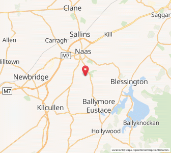 Map of Gowran Grange, LeinsterLeinster