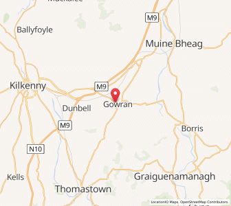 Map of Gowran, LeinsterLeinster