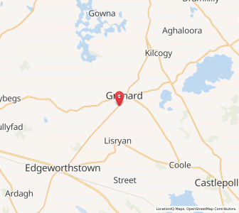Map of Granard, LeinsterLeinster