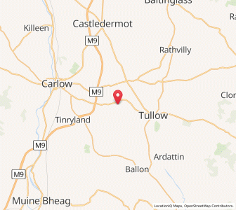 Map of Grangeford, LeinsterLeinster