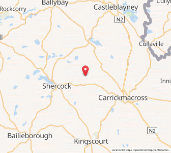 Map of Greaghlatacapple, UlsterUlster