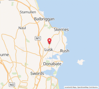 Map of Greatcommon, LeinsterLeinster