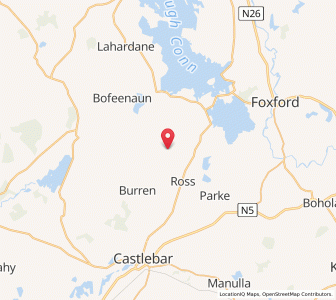 Map of Greenans, ConnaughtConnaught