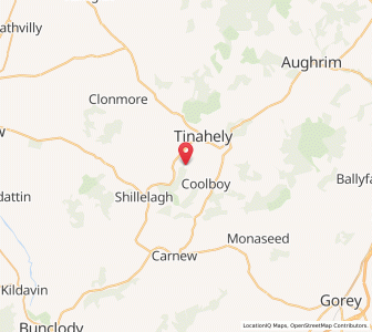 Map of Greenhall Bridge, LeinsterLeinster