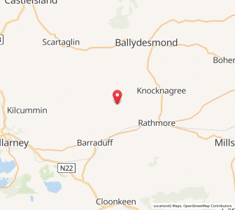 Map of Gullaun, MunsterMunster