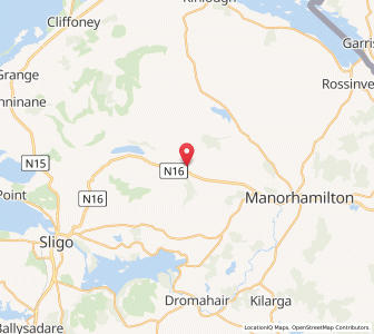 Map of Gurteen, ConnaughtConnaught