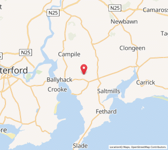 Map of Hagansgate Cross Roads, LeinsterLeinster