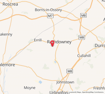Map of Harristown Cross Roads, LeinsterLeinster