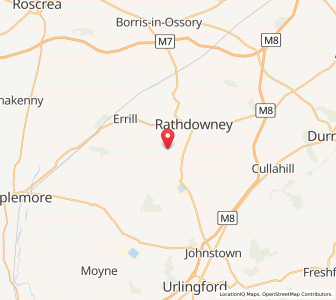 Map of Harristown, LeinsterLeinster