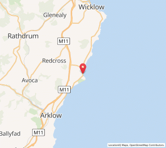 Map of Haughtons Bridge, LeinsterLeinster