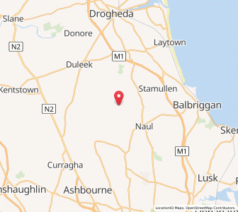 Map of Heathtown Cross Roads, LeinsterLeinster
