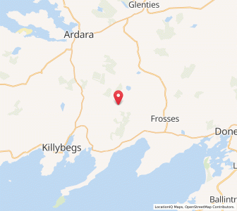 Map of Hill Town, UlsterUlster