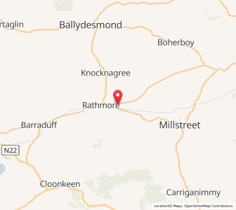 Map of Inchibeg Bridge, Munster