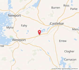 Map of Islandeady, ConnaughtConnaught