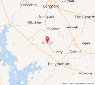 Map of Keenagh, LeinsterLeinster