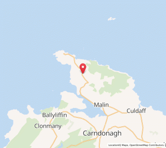 Map of Keenagh, UlsterUlster