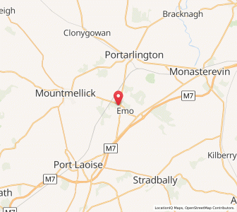 Map of Kennel Cross Roads, LeinsterLeinster
