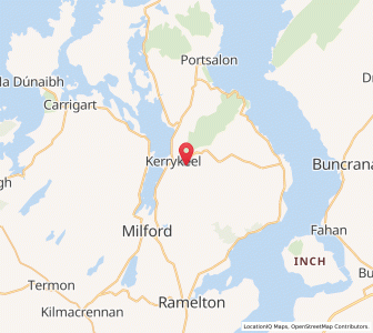 Map of Kerrykeel, UlsterUlster