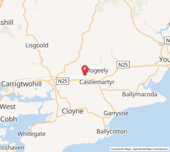 Map of Kibmountain Cross Roads, MunsterMunster