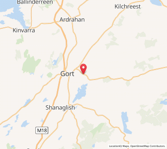 Map of Kilbeacanty, ConnaughtConnaught