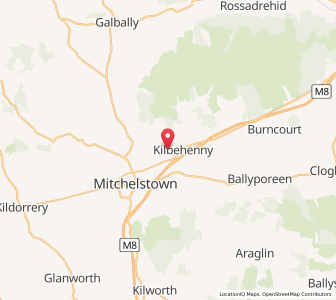 Map of Kilbeheny, MunsterMunster