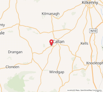 Map of Kilbrids Cross Roads, LeinsterLeinster