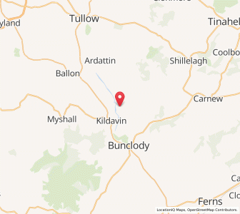 Map of Kilcarry, LeinsterLeinster