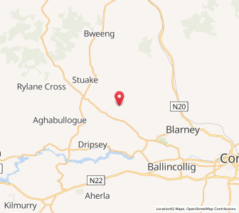 Map of Kilclogh, MunsterMunster