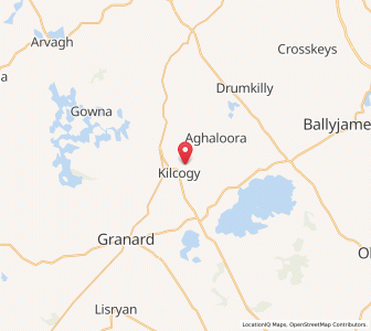 Map of Kilcogy, UlsterUlster