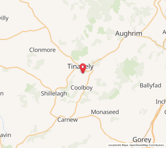 Map of Kilcommon Bridge, LeinsterLeinster