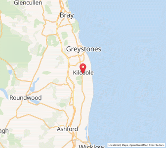 Map of Kilcoole, LeinsterLeinster