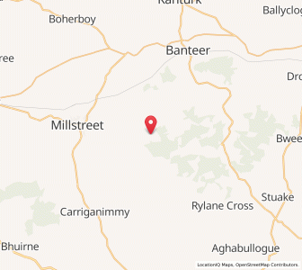 Map of Kilcorney, MunsterMunster