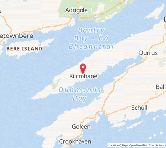 Map of Kilcrohane, MunsterMunster