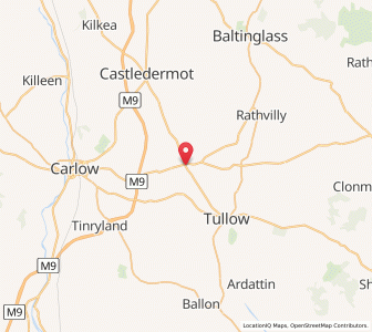 Map of Kilcrrig Cross Roads, LeinsterLeinster