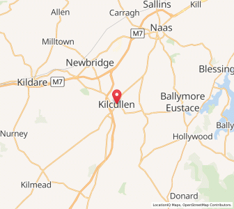 Map of Kilcullen, LeinsterLeinster