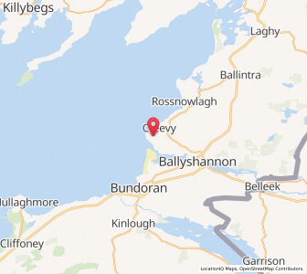 Map of Kildoney, UlsterUlster