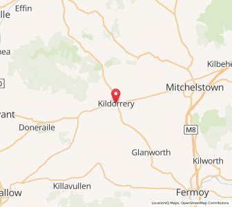 Map of Kildorrery, MunsterMunster