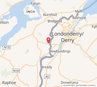 Map of Kildrum, Ulster