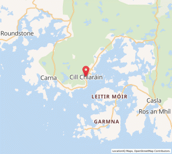 Map of Kilkieran, ConnaughtConnaught