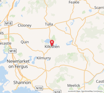 Map of Kilkishen, MunsterMunster