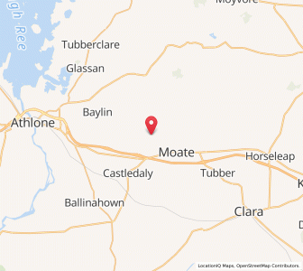 Map of Killachonna, LeinsterLeinster