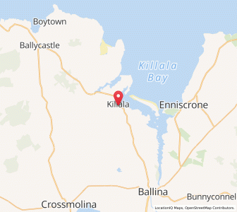 Map of Killala, ConnaughtConnaught