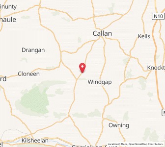 Map of Killamery, LeinsterLeinster