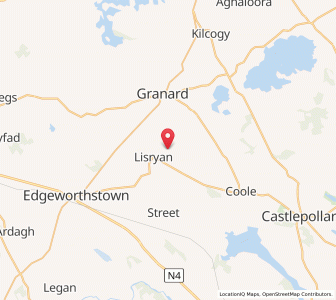 Map of Killasona, LeinsterLeinster