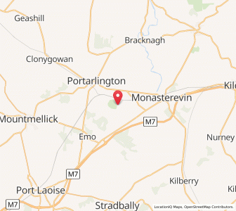 Map of Killenard, LeinsterLeinster