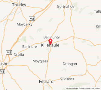 Map of Killenaule, MunsterMunster