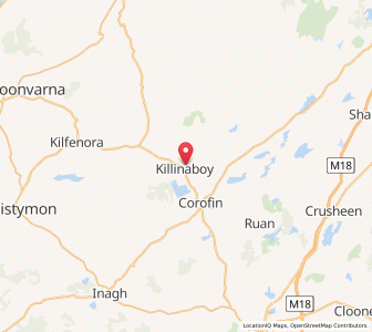 Map of Killinaboy, MunsterMunster